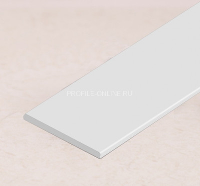 Полоса 10 мм из алюминия ПА-10 белая 2.7 м
