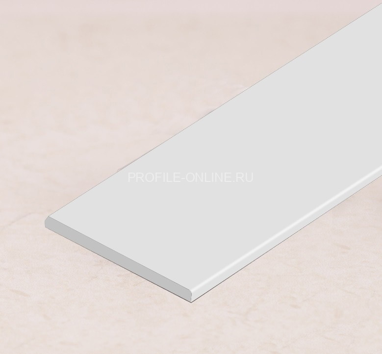 Полоса 10 мм из алюминия ПА-10 белая 2.7 м