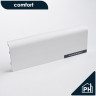 Плинтус ПВХ Comfort Classic 80 напольный Белый 001 классика