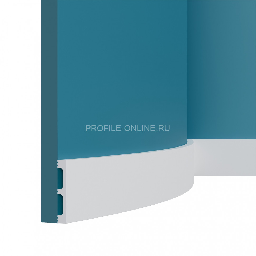 Декоративный гибкий молдинг Перфект Плюс P88 FLEX белый ударопрочный полимер 13х80 мм 200 см