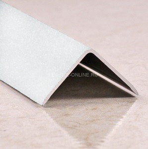 Алюминиевый уголок 20х20 мм ПН-20х20 белый муар 2,7 м