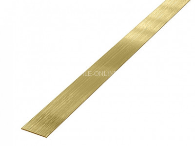 Полоса из нержавеющей стали 304 20 мм FBS 20 GB S.S.304 золото браш 3 м