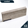 Плинтус ПВХ Comfort Classic 80 напольный Акация 424 под дерево